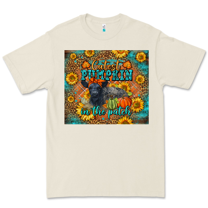 Fall Cutest Pumpkin In The Patch Cute Cow Tumbler Premium Tee by LillyAllenDesigns | Teevron