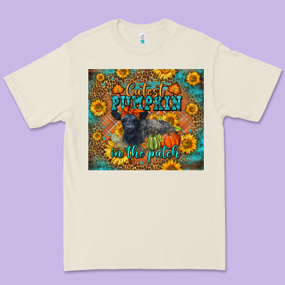 Fall Cutest Pumpkin In The Patch Cute Cow Tumbler Premium Tee Designed By Lillyallendesigns