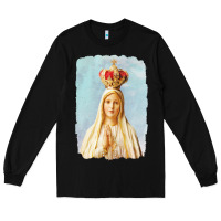 Black our lady of fatima Long Sleeve Tee - tuanDangUi