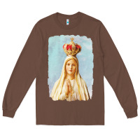 Chestnut our lady of fatima Long Sleeve Tee - tuanDangUi