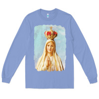 Colony Blue our lady of fatima Long Sleeve Tee - tuanDangUi