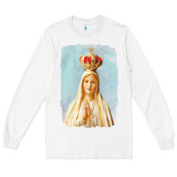 White our lady of fatima Long Sleeve Tee - tuanDangUi