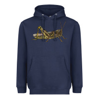 Navy Grasshopper Heavyweight Hoodie - LillyAllenDesigns