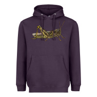 Plum Grasshopper Heavyweight Hoodie - LillyAllenDesigns