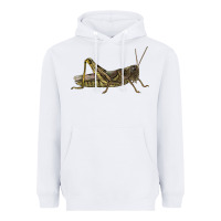 White Grasshopper Heavyweight Hoodie - LillyAllenDesigns