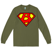 Army Green super b Long Sleeve Tee - tuanDangUi