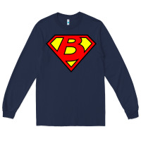 Navy super b Long Sleeve Tee - tuanDangUi