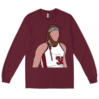 Burgundy bill walton blazers Long Sleeve Tee - tuanDangUi