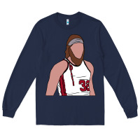 Navy bill walton blazers Long Sleeve Tee - tuanDangUi