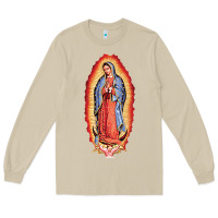 Mushroom our lady of guadalupe virgin mary Long Sleeve Tee - tuanDangUi