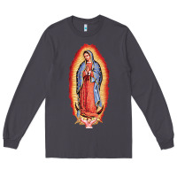Smoke our lady of guadalupe virgin mary Long Sleeve Tee - tuanDangUi