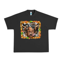 Pigment Black highland cow Urban Heavy Tee - JahusDesignShop