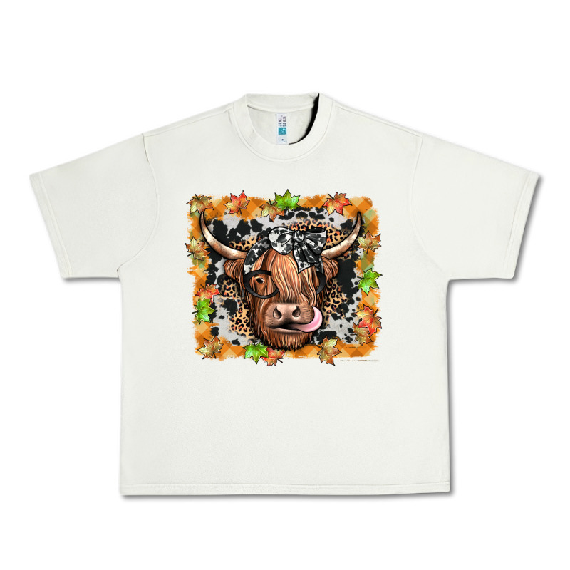 Highland Cow Urban Heavy Tee by JahusDesignShop | Teevron