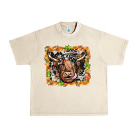 Sandshell highland cow Urban Heavy Tee - JahusDesignShop
