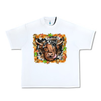 White highland cow Urban Heavy Tee - JahusDesignShop