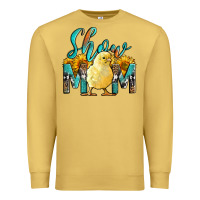 Antique Gold Western Show Mom Baby Chick Premium Sweatshirt - LillyAllenDesigns