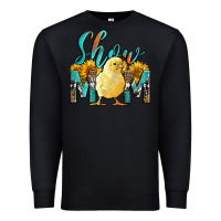 Black Western Show Mom Baby Chick Premium Sweatshirt - LillyAllenDesigns