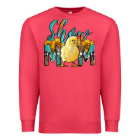 Cardinal Western Show Mom Baby Chick Premium Sweatshirt - LillyAllenDesigns