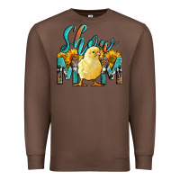 Chestnut Western Show Mom Baby Chick Premium Sweatshirt - LillyAllenDesigns