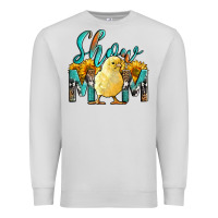 Dove Grey Western Show Mom Baby Chick Premium Sweatshirt - LillyAllenDesigns