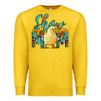 Lemon Western Show Mom Baby Chick Premium Sweatshirt - LillyAllenDesigns