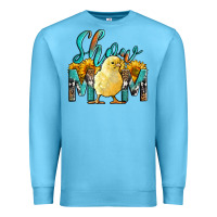 Ocean Blue Western Show Mom Baby Chick Premium Sweatshirt - LillyAllenDesigns