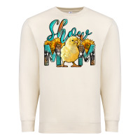 Sandshell Western Show Mom Baby Chick Premium Sweatshirt - LillyAllenDesigns