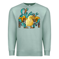 Seafoam Western Show Mom Baby Chick Premium Sweatshirt - LillyAllenDesigns