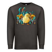 Smoke Western Show Mom Baby Chick Premium Sweatshirt - LillyAllenDesigns