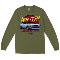 Army Green true jdm. celica 70 77 (blue gray) Long Sleeve Tee - tuanDangUi