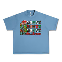Pebble Blue Howdy howdy howdy Christmas Urban Heavy Tee - NancyCooperArtShop