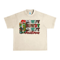 Sandshell Howdy howdy howdy Christmas Urban Heavy Tee - NancyCooperArtShop