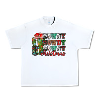 White Howdy howdy howdy Christmas Urban Heavy Tee - NancyCooperArtShop