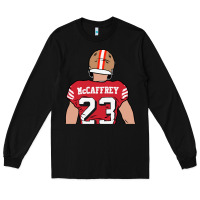 Black christian mccaffrey back to Long Sleeve Tee - tuanDangUi