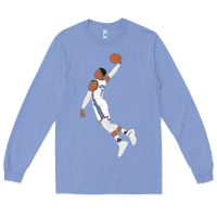 Colony Blue russell westbrook dunk Long Sleeve Tee - tuanDangUi