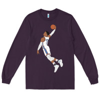 Plum russell westbrook dunk Long Sleeve Tee - tuanDangUi