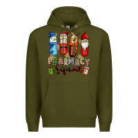 Army Green pharmacy squad christmas Premium Hoodie - FaDigitalArtStudio