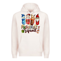 Pale Pink pharmacy squad christmas Premium Hoodie - FaDigitalArtStudio