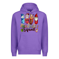 Purple pharmacy squad christmas Premium Hoodie - FaDigitalArtStudio