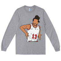 Heather Grey joakim noah holster celebration Long Sleeve Tee - tuanDangUi