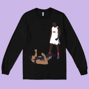 Sekou Doumbouya Over Tristan Thompson Long Sleeve Tee Designed By Tuandangui