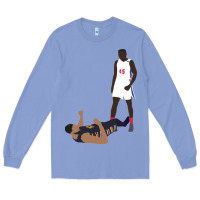 Colony Blue sekou doumbouya over tristan thompson Long Sleeve Tee - tuanDangUi
