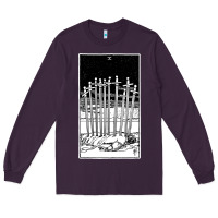 Ten Of Swords   X Of Swords   Tarot Card   Major Arcana   Fortune Tell Long Sleeve Tee | Teevron