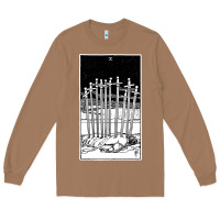 Toasted Coconut ten of swords   x of swords   tarot card   major arcana   fortune tell Long Sleeve Tee - tuanDangUi