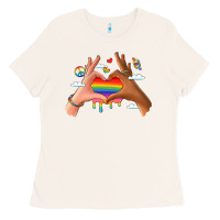 Bone lgbtq pride hands Ladies Tee - LillyAllenDesigns