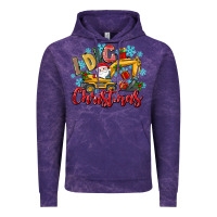 Cloud Purple i dig christmas Vintage Hoodie - texasbilliewilder