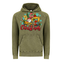 Vintage Olive i dig christmas Vintage Hoodie - texasbilliewilder