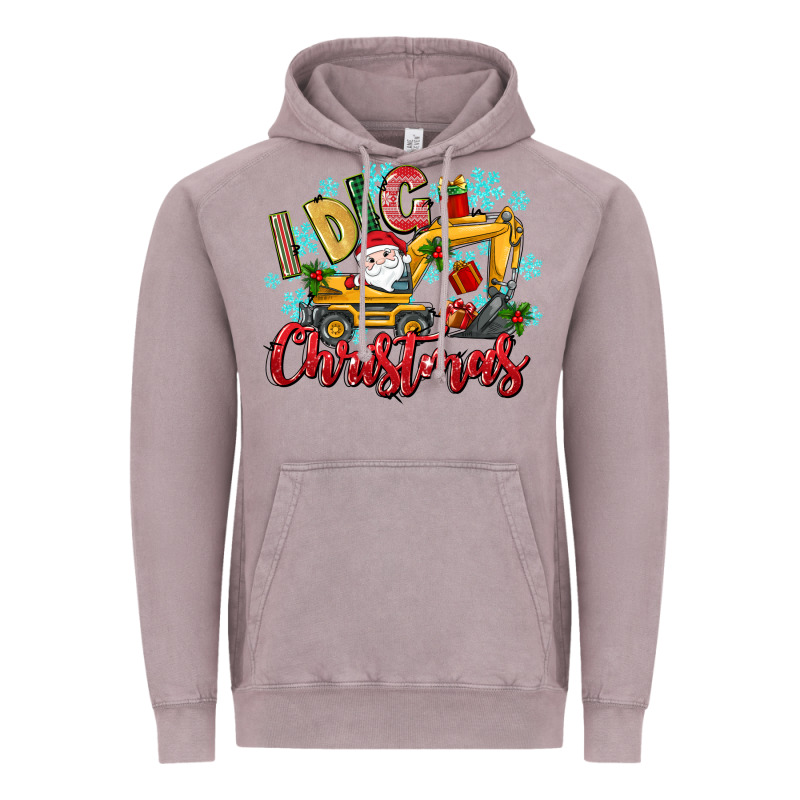 I Dig Christmas Vintage Hoodie by texasbilliewilder | Teevron