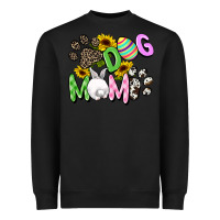 Black Dog mom Easter Mother's Day Heavyweight Sweatshirt - FaDigitalArtStudio