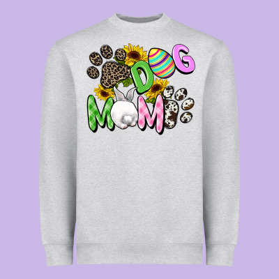 Dog Mom Easter Mother's Day Heavyweight Sweatshirt Designed By Fadigitalartstudio
